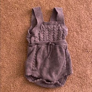 0-3M sweater romper
